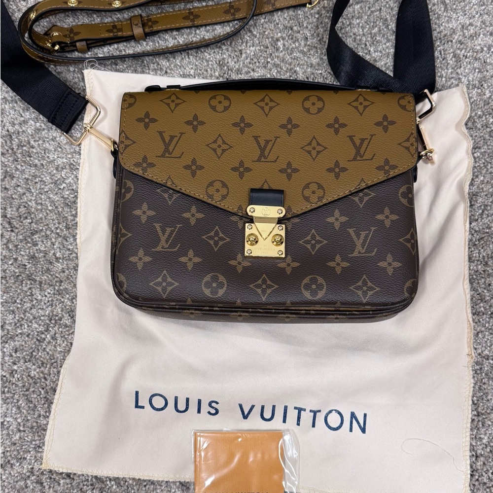 Louis Vuitton Two-Tone Monogram Crossbody Bag